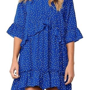 Polka Dot Swing Summer Dress 👗
